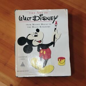 vintage 1975 The Art of Walt Disney Hard Cover Book by Christopher Finch